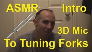 ASMR Tuning Fork Intro with a little Role Play 3D  Binaural Mic [upl. by Yznil]