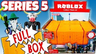 NEW ROBLOX Series 5 FULL BOX Yellow Mystery Boxes Opening Toy Review  Trusty Toy Channel [upl. by Ahsina]