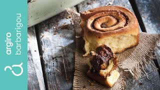 ΡΟΛΑΚΙΑ ΚΑΝΕΛΑΣ Cinnamon rolls της Αργυρώς  Αργυρώ Μπαρμπαρίγου [upl. by Enatan]