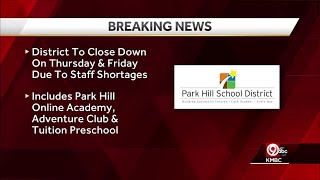 Park Hill School District cancels classes Thursday Friday because of staffing issues [upl. by Romilda]