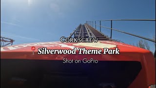 Corkscrew At Silverwood Theme Park Shot on GoPro [upl. by Eversole]