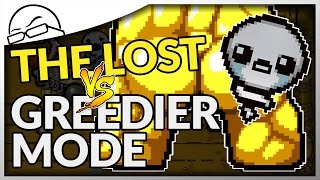 How to beat Greedier Mode with The Lost  The Binding of Isaac Afterbirth Afterbirth Plus [upl. by Ajiram]