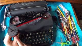 How to Install a Ribbon on Remington Typewriters [upl. by Ikin]