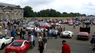 Hopetoun House Scottish Italian Car amp Bike Show 2012 Turnout [upl. by Wright]