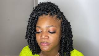 Butterfly Loc Tutorial Bob Length Soft Distressed Butterfly Locs [upl. by Yleik]