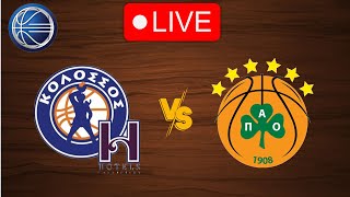 🔴 Live Kolossos Rhodes vs Panathinaikos  Live Play By Play Scoreboard [upl. by Naara]