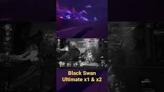 Black Swan Ultimate normal amp sped up voice lines  Honkai Star Rail [upl. by Hnilym]