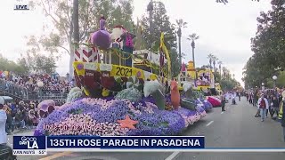 135th Rose Parade in Pasadena [upl. by Maurise]