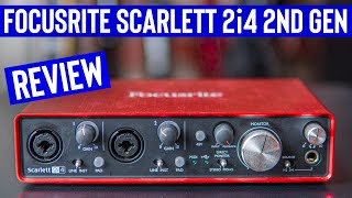 Focusrite Scarlett 2i4 2nd Gen REVIEW [upl. by Mak]