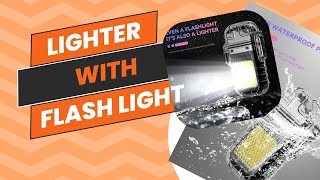 Lighter with flash light and water proof Finaltech93 [upl. by Cadell]