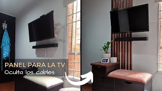 Idea para ocultar los cables del TV shorts [upl. by Inahs]