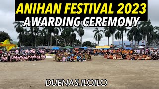 AWARDING CEREMONY ANIHAN FESTIVAL 2023 iloilo [upl. by Rollet296]