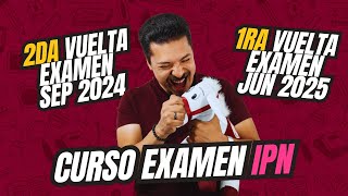 Curso examen IPN 2025 para primera y segunda vuelta [upl. by Ogeid]