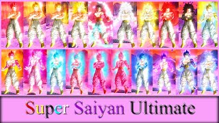 Dragon Ball Xenoverse 2 Super Saiyan Ultimate 20 Transformations In ONE New Version Available [upl. by Scherle]