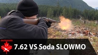 Amazing Slowmo  762X39 VS Full Can of Soda [upl. by Filberte222]