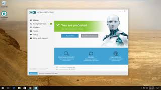 ESET NOD32 Antivirus  How To Run A Full System Scan [upl. by Tia]