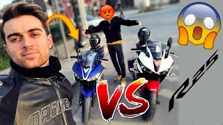 MOTORLARLA YARIŞTIK🏍️R25 VS R25🏍️MotoVlog146 [upl. by Weitman207]