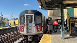 MTA New York City Subway Burnside Avenue bound R142A “5” Train at 167th Street Weekend GO [upl. by Bitthia196]