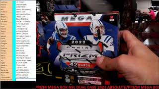 CAJUNBREAKER 2023 ABSOLUTEPRIZM NFL MEGA BOX CASE 1 2152024 [upl. by Ramon]