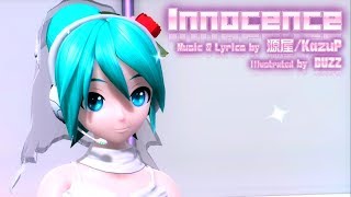 60fps Full風 Innocence イノセンス  Hatsune Miku 初音ミク DIVA ドリーミーシアター English lyrics romaji subtitles [upl. by Nojel]