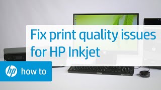 How to fix print quality problems  HP Inkjet Printers  HP Support [upl. by Peugia]