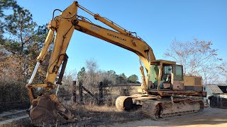 Will This Old Cat 235 Excavator Start After Retirement [upl. by Naitsirc]