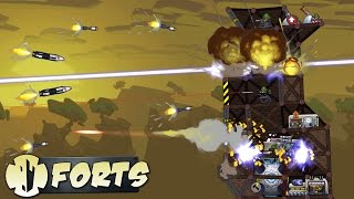 Forts Best SUPERWEAPON is Laser or CANNON Forts Gameplay [upl. by Franciska]