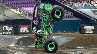 Monster Jam Minneapolis 2024 Show 2 Skills Competition 4k60fps [upl. by Elfont354]