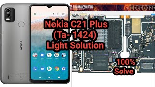 Nokia C21 Plus Ta1424 Light Solution l Nokia C21 Plus Light way l [upl. by Fonsie]