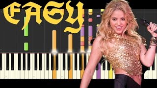 Shakira  Moscas En La Casa  Piano Tutorial by MDVEVO [upl. by Aggi]