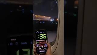 ✈️ Aircraft Takeoff Speed ahmettolgay tolgaytv tolgaylive aviation [upl. by Yekcin]