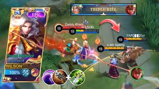 BEST LANCELOT ONE SHOT BUILD FOR RANK UP FASTER IN 2024 100 BROKEN😱🔥 [upl. by Yggam]