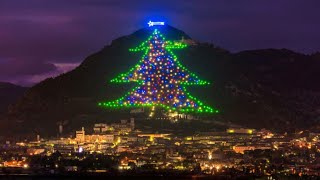 Accensione albero di natale Gubbio 2019 [upl. by Idoux]