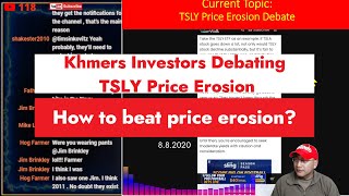 Khmer Investors Debating TSLY Price Erosion  How do you beat it [upl. by Charline]