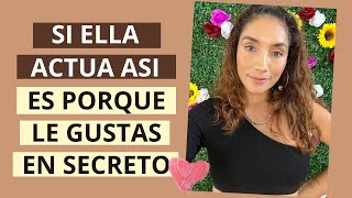 Así actúa una mujer a la que le gustas en secreto Cómo saber que le gustas a una chica [upl. by Joacimah729]