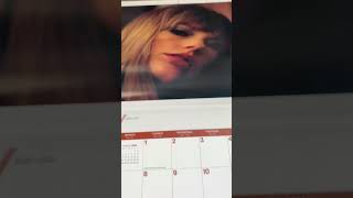 Taylor Swift Calendar taylorswift calendar opening [upl. by Alleuqahs]