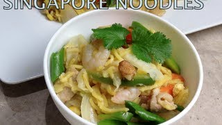 Singapore Noodles Video Recipe Cheekyricho [upl. by Florida]