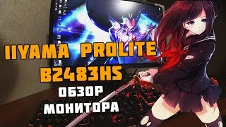 МОНИТОР IIYAMA PROLITE B2483HS  РАСПАКОВКА ОБЗОР [upl. by Llywellyn]