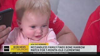 McCandless family finds bone marrow match for baby Clementine [upl. by Coopersmith]