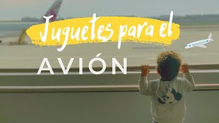 VIAJAR en avión con un BEBE ✈  Los JUGUETES que llevamos [upl. by Ahsital]