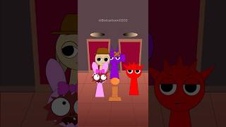 Who will Raddy choose  with Durple  Incredibox Sprunki [upl. by Keifer860]