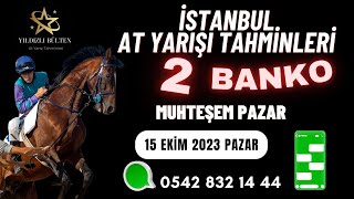 15 Ekim 2023 Pazar İstanbul At Yarışı Tahminleri [upl. by Sirovart730]