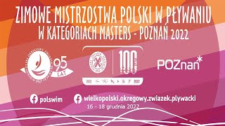 Zimowe Otwarte Mistrzostwa Polski w Pływaniu w kategoriach Masters Blok II [upl. by Sosthena]