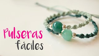 PULSERAS DE MACRAMÉ con espiral muy fácil 278 😍😍 [upl. by Nnanerak]