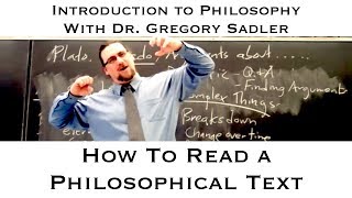 How to Read a Philosophical Text Matters to Keep in Mind [upl. by Piderit374]