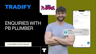 Using Enquiries in Tradify With PB Plumber [upl. by Ellene]