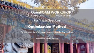 OFW19 An optimized dynamic mode decomposition for flow analysis [upl. by Acillegna]