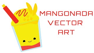 Mangonada  Mexican fruit drink Speed Drawing Timelapse  Fun Cartoons [upl. by Atyekram]