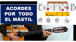 ACORDES 🎸en TODO el mástil en GUITARRAPresentación de la serieChords all over the neck on guitar [upl. by Eidahs704]