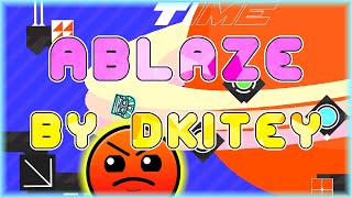 Ablaze By Dkitey Daily Level 2891  Geometry Dash [upl. by Ikeda]